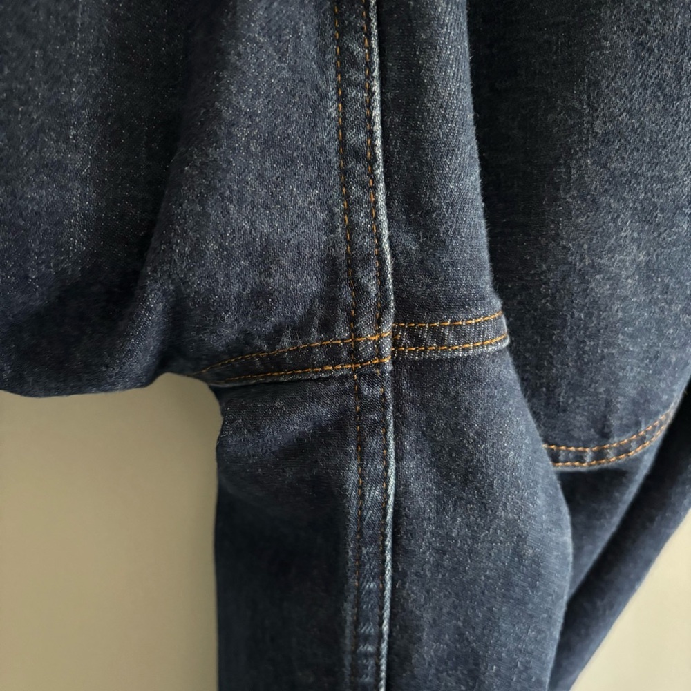 Everlane Women's Straight Leg Jeans - Dark Blue - Picture 4 of 8